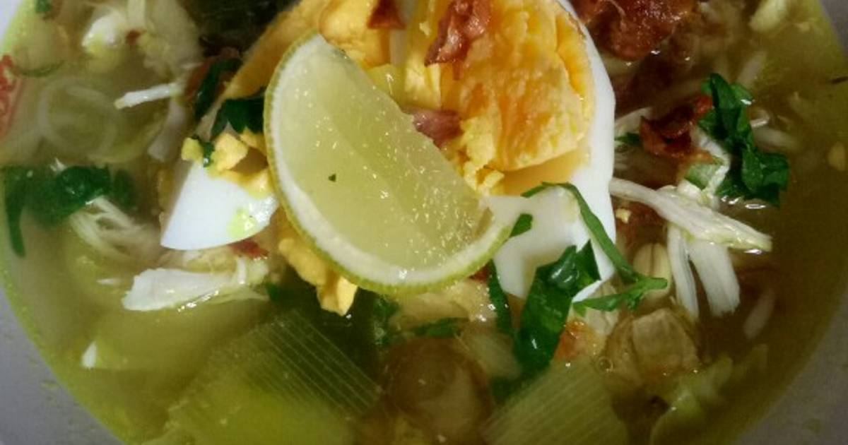 Resep Soto Ayam Kuah Kuning Oleh Ajeng Maria Cookpad