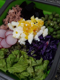 Una foto de Ensalada en capas