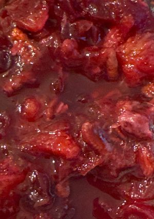 A picture of Jamie’s Cranberry Relish.