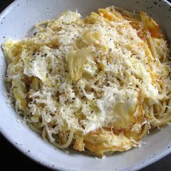 A picture of Fried Egg Spaghetti.