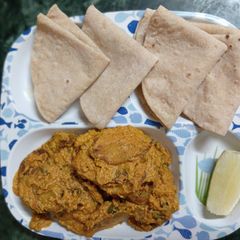 A picture of Masala Aloo Katli Side dish for Chapati.