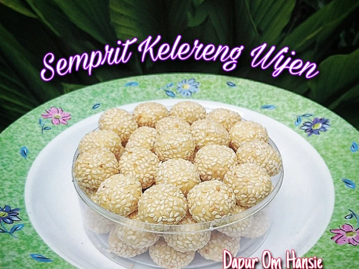 Langkah Gampang Membuat Resep Semprit Kelereng Wijen 😁 yang Bikin Ngiler Anti Ribet, Sempurna