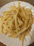 Tagliatelle caseros (cintas de 8mm aprox)