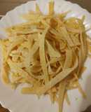 Tagliatelle caseros (cintas de 8mm aprox)