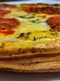 PIZZA🍕AL Sartén con Salami y queso🧀 Manchego...!