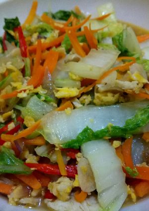 Foto resep Tumis Sayuran Telur Orak Arik