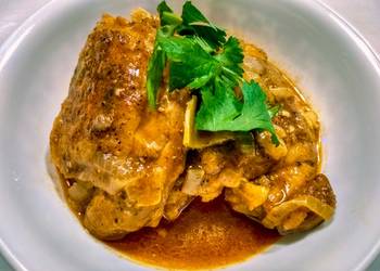 How To Serving Recipe Chicken Braised in Coconut and Tomato Yummy How To Serving Recipe Chicken Braised in Coconut and Tomato Yummy