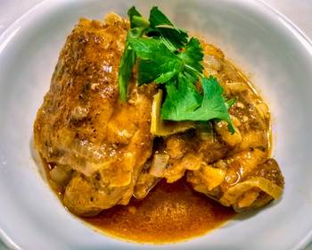 Without Fail Serving Recipe Chicken Braised in Coconut and Tomato Yummy