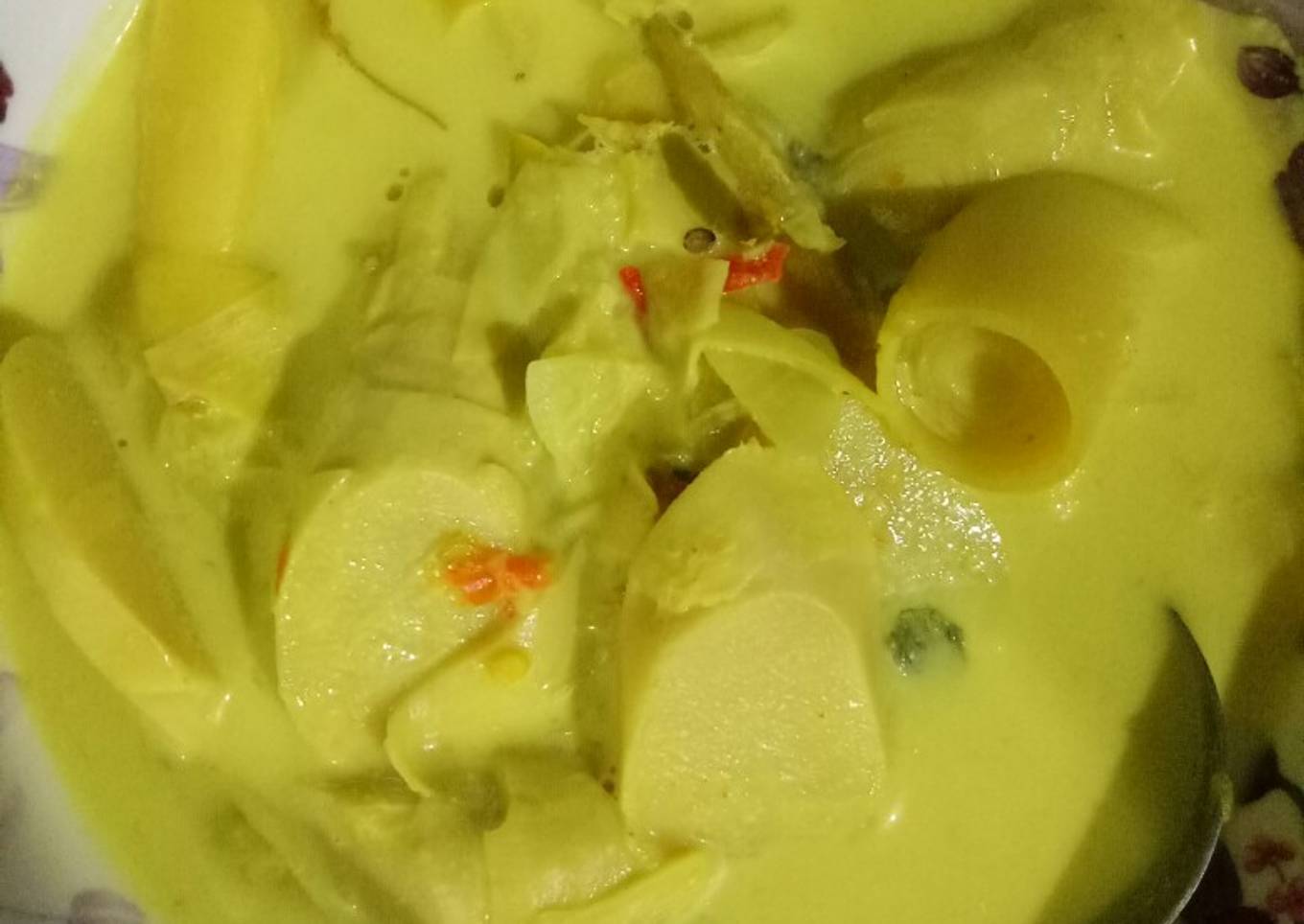 Pucuk buluh masak cili padi minyak