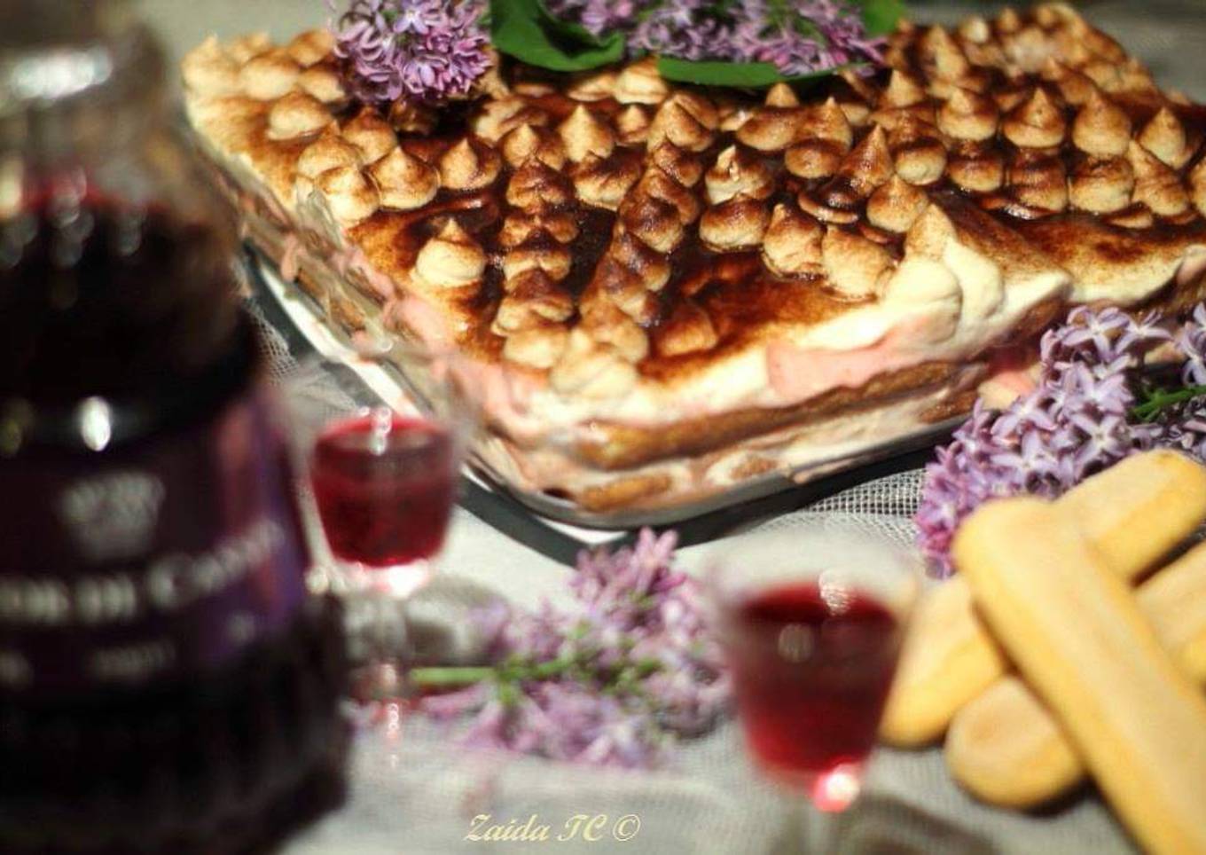 Tiramisú de Cassís