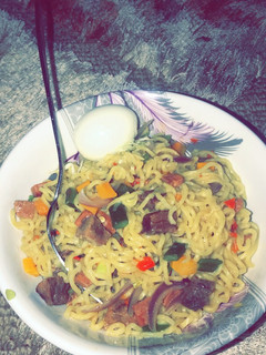 A picture of Veggie noodles 🍝.