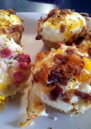 A picture of Breakfast cups.