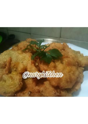 Foto resep Bakwan jagung + jamur