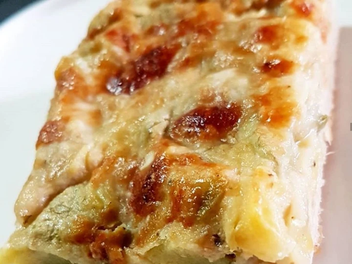 Manera fácil Hacer Pastel de ajoporro, jamón y calabacín  que Delicioso