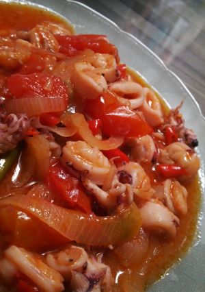 Foto resep Cumi Asam Pedas Uh Hah