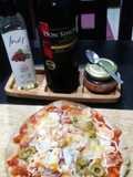 Pizzeta de surimi con pan pita 🍕🍕