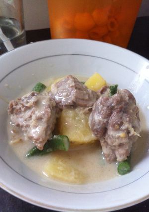 Foto resep Daging Gulai Putih