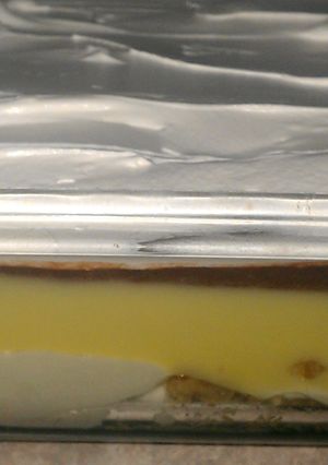 A picture of Denise's 3 Layered Pie.