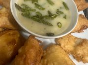 Una foto de bacalao sidra