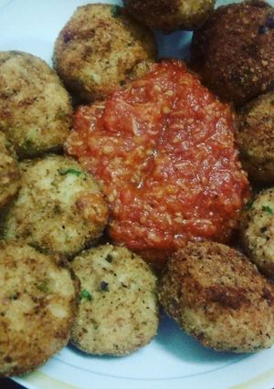Une photo de Croquette riz et poulet