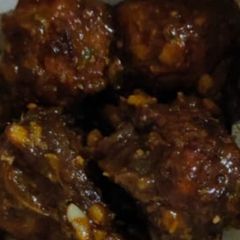 A picture of Veg manchurian.