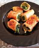 Pechuga de pollo rellenas espinacas y manchego
