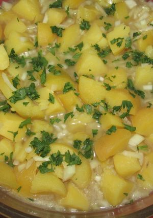 Bécsi krumplisaláta - Wiener Kartoffelsalat recept fotója
