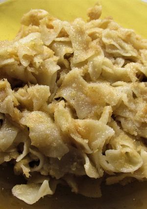 Káposztás tészta recept fotója