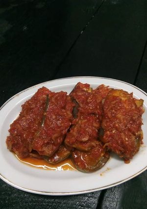 Foto resep Terong Balado Mix Udang Papay