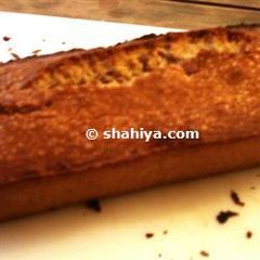 A picture of Cinnamon Cake with Orange Blossom Water.