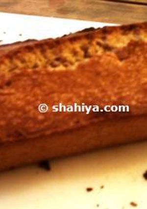 A picture of Cinnamon Cake with Orange Blossom Water.