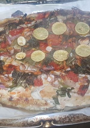 صورة لوصفة سمك لوت سنجاري بطريقتي 🐟👌😋