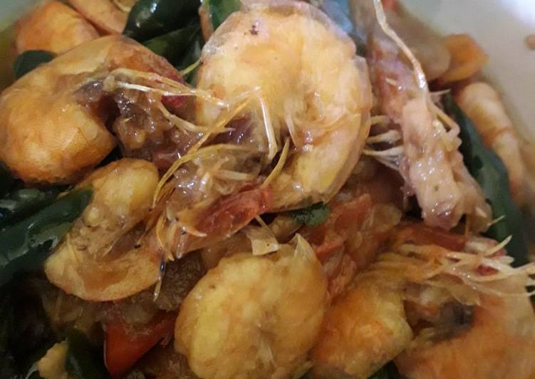 Oseng Udang Lombok Ijo