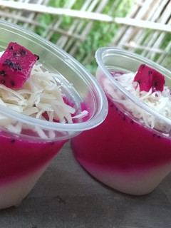 Foto resep Puding Buah Naga