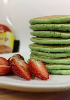 Foto resep Buttermilk Pandan Pancake *mudah*