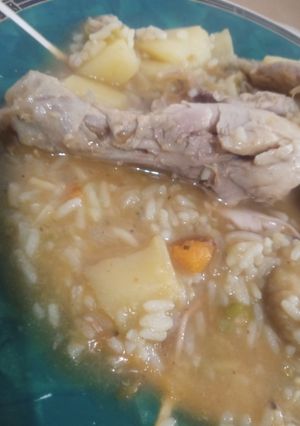 Una foto de Guisito de arroz