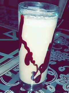 A picture of Chocolate shake.