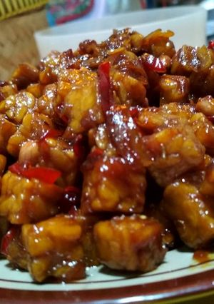Foto resep Tempe Dadu Asam Manis