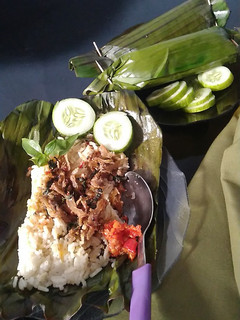 Foto resep Nasi bakar teri kemangi