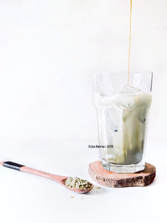 Foto resep Es Kopi Susu Greentea
