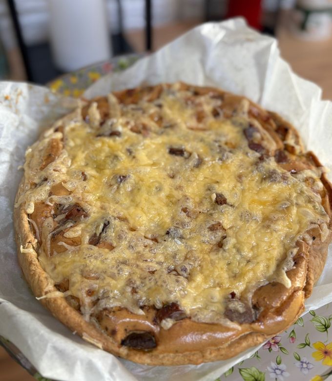 Фото Пиріг Мисливця (варіація солоного кішу)🥧.