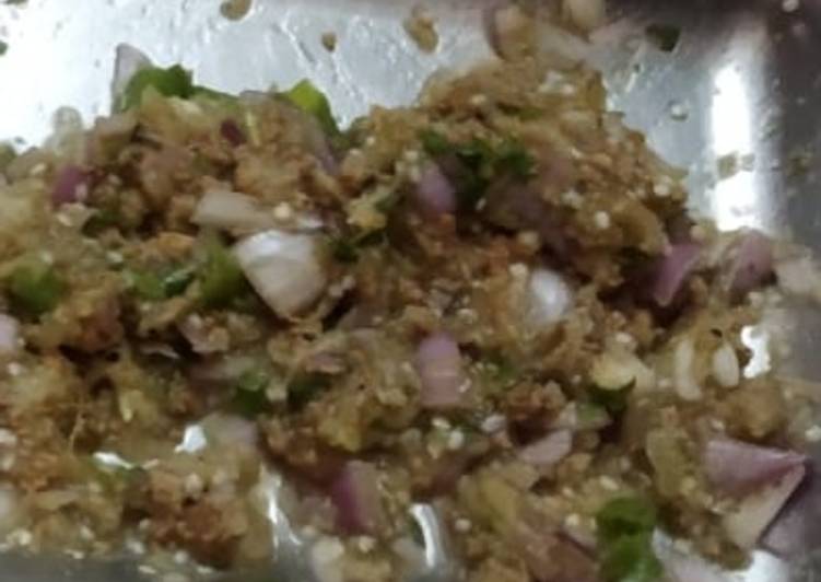 Baingan raw bharta