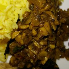 A picture of Mushroom masala.
