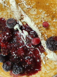 Una foto de Pancakes saludables!