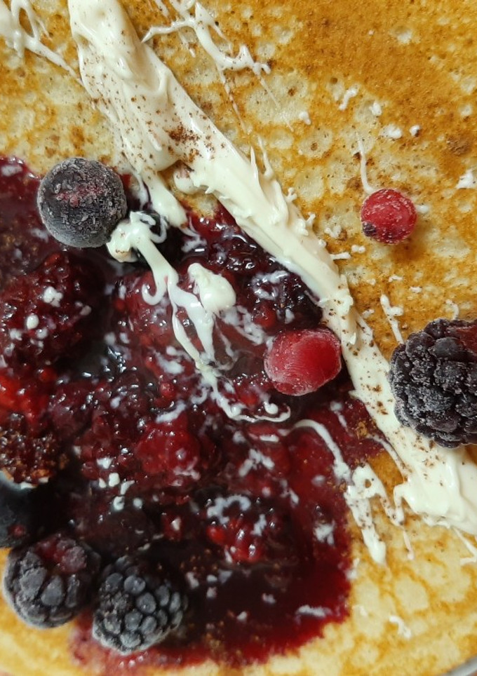 Una foto de Pancakes saludables!