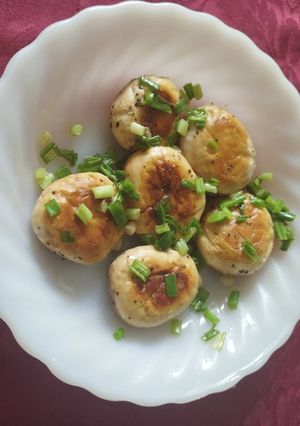 乾煎蘑菇 的食譜成品照片