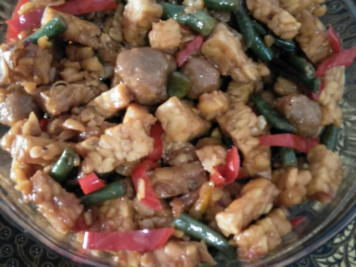 Langkah Mudah untuk Membuat Resep Orek tempe, pentol dan kacang panjang yang Lezat Sekali Anti Ribet, Sempurna