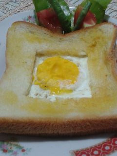 Foto resep Roti Bakar Telur Ceplok