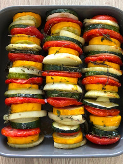 Una foto de Tian de verduras al horno