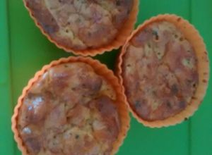 Una foto de Fritatas de jamón y queso